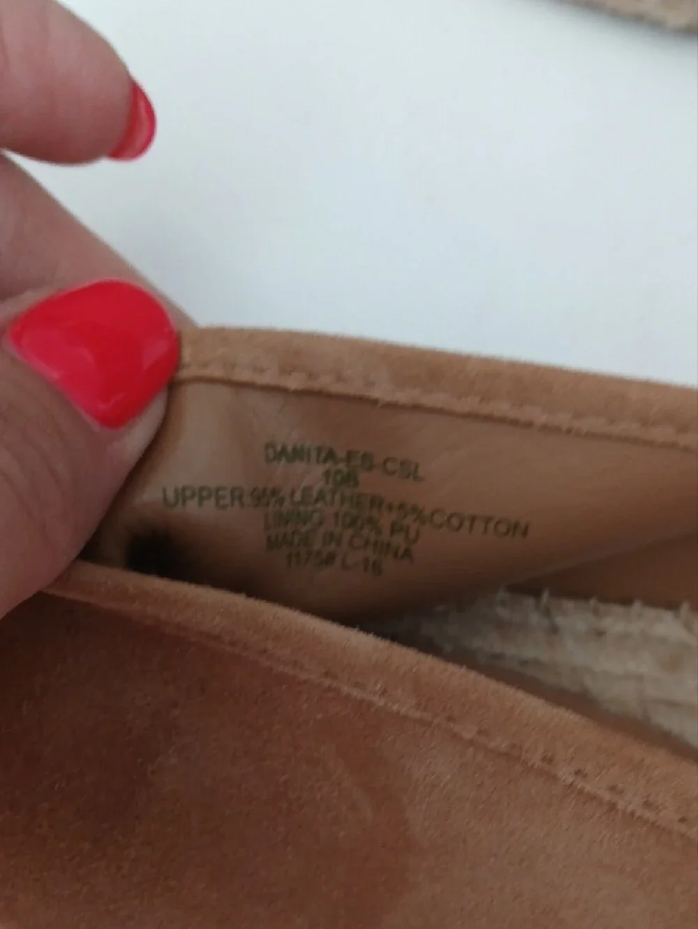 Lauren Ralph Lauren Cognac Suede Espadrille Flats